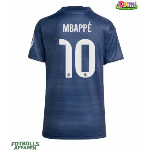 Real Madrid Kylian Mbappe #10 Bortatröja Kvinnor 2025-26 Kortärmad